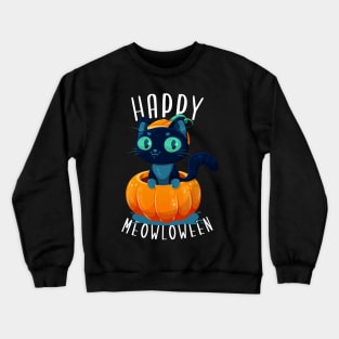 Happy Meowloween Crewneck Sweatshirt